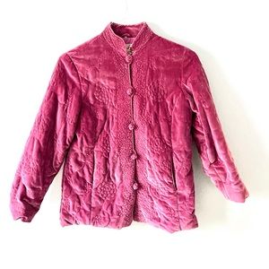 Vintage Peony Brand Shanghai Pink Quilted Jacket